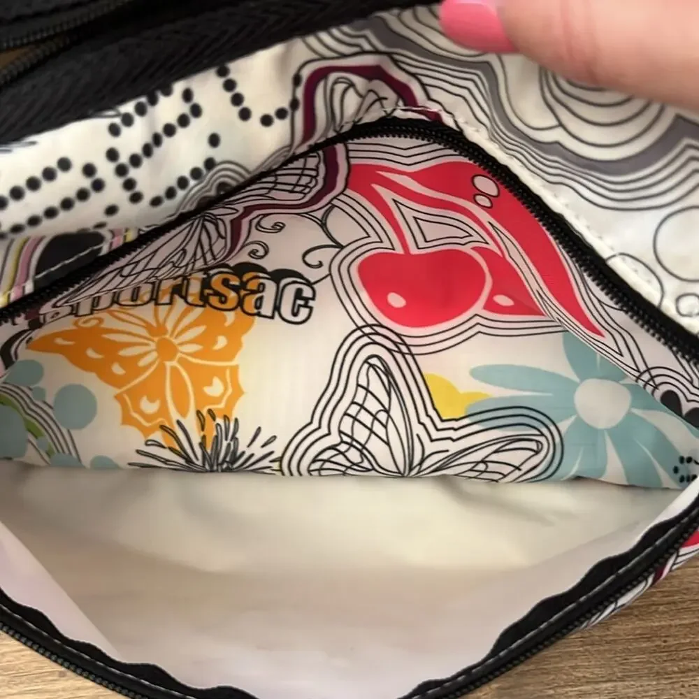 LeSportSac Classic Hobo in Butterfly and Floral Print